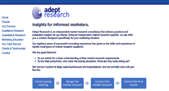 Desktop Screenshot of adeptresearch.com.au